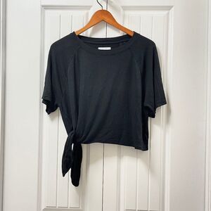 OAK + FORT Knot T-Shirt Black – S